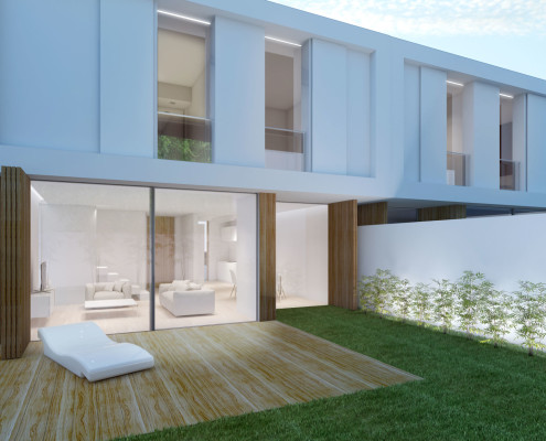Arquitectos moradias geminadas cascais